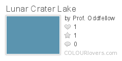 Lunar Crater Lake