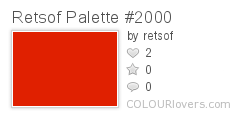Retsof Palette #2000