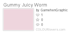 Gummy Juicy Worm