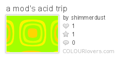 a mod's acid trip