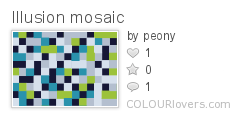 Illusion mosaic