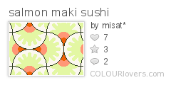 salmon maki sushi