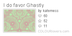 I do favor Ghastly