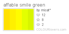 affable smile green