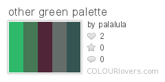 other green palette