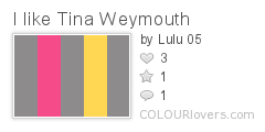 I like Tina Weymouth