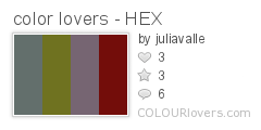 color lovers - HEX