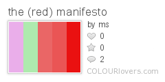 the (red) manifesto