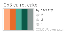 Cx3 carrot cake