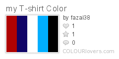 my T-shirt Color