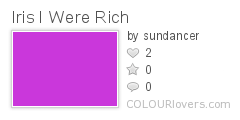 Iris_I_Were_Rich