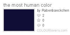 the_most_human_color