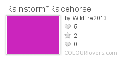 Rainstorm*Racehorse