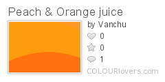 Peach & Orange juice