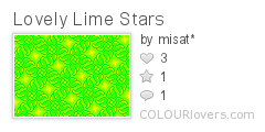 Lovely Lime Stars