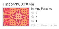 Happy♥600♥Mei