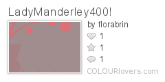 LadyManderley400!