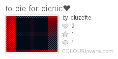 to_die_for_picnic❤