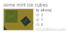 some_mint_ice_cubes