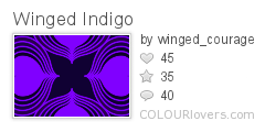 Winged Indigo