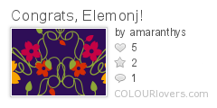 Congrats_Elemonj!