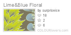 LimeBlue_Floral
