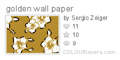 golden wall paper