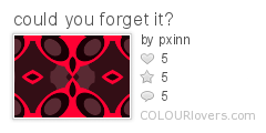 could_you_forget_it