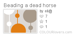 Beading_a_dead_horse