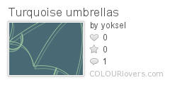 Turquoise_umbrellas