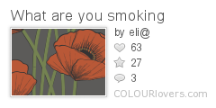 What_are_you_smoking
