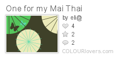 One_for_my_Mai_Thai
