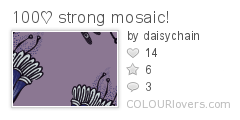 100♡_strong_mosaic!