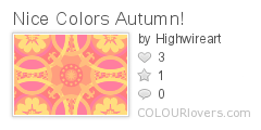 Nice Colors Autumn!