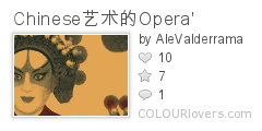 Chinese艺术的Opera