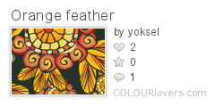 Orange_feather