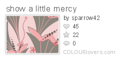 show_a_little_mercy