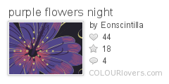 purple_flowers_night