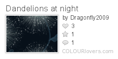Dandelions_at_night