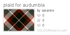 plaid_for_audumbla