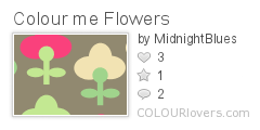 844421 Colour me Flowers Hat Inspired Patterns & Colors