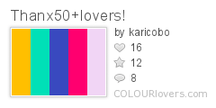 Thanx50lovers!