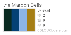 1335012 the Maroon Bells Autumn Foliage Color Palettes