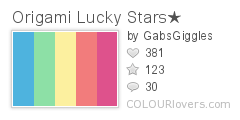 Origami_Lucky_Stars★