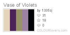 Vase of Violets