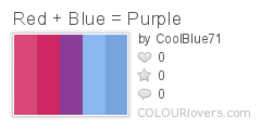 Red + Blue = Purple