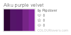 Aiku purple velvet
