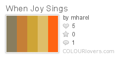 When Joy Sings