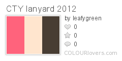 CTY lanyard 2012