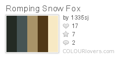 Romping Snow Fox